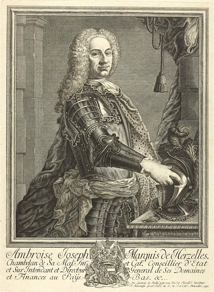 Portret van Ambroise-Joseph, marquis de Herzelles