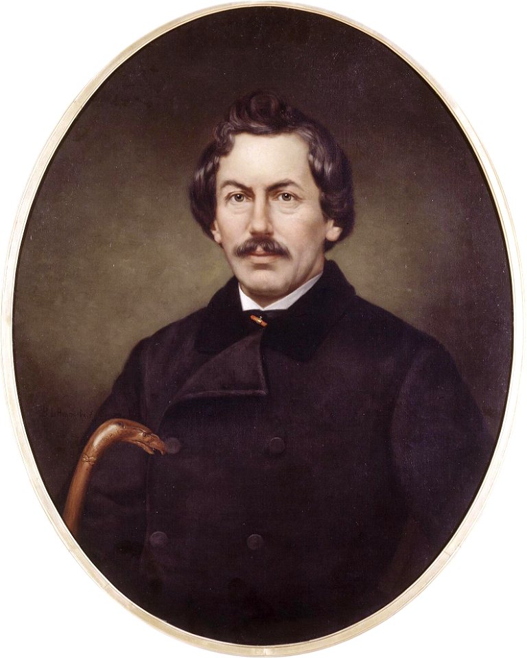 Portret van Alexander Ver Huell (1895), door B.L. Hendriks