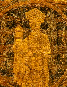 Portrayal of Gisela of Hungary on the coronation pall-2