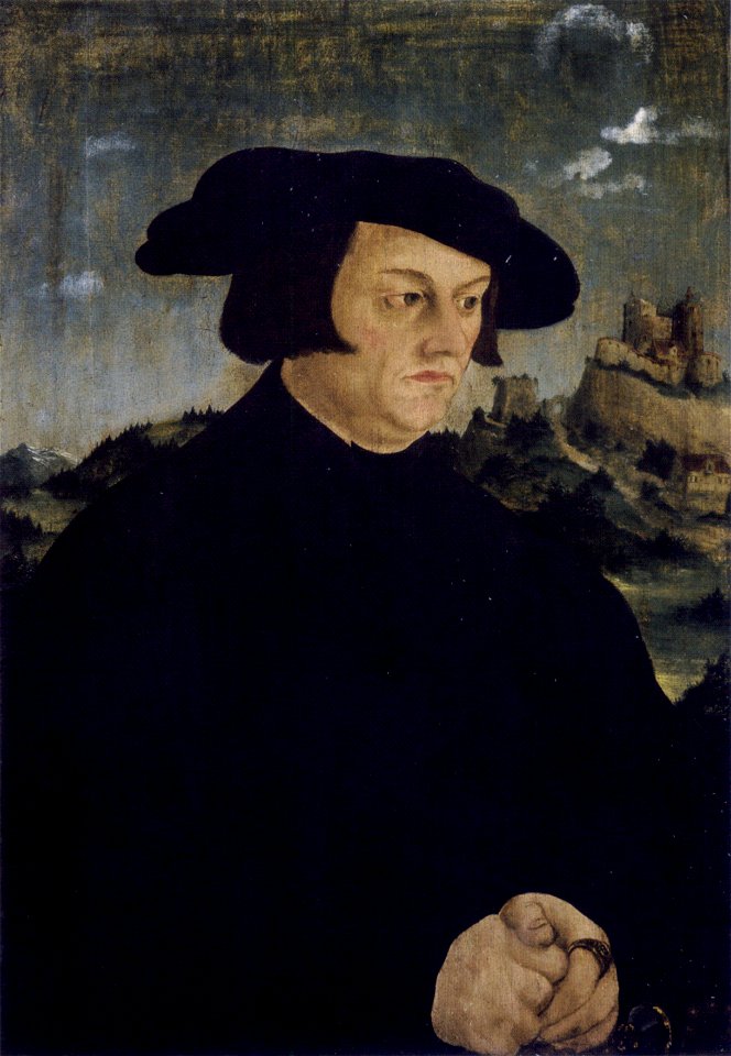 Portrait wohl eines Grafen von Zimmern (evtl Froben Christoph)