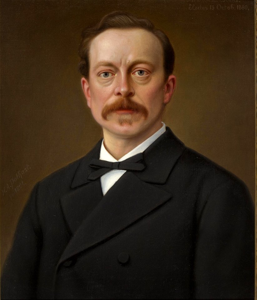 Portret van J.J.A.L. Beuns door H.A. Pothast (1884)