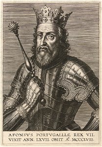 Portret van koning Alfons IV van Portugal