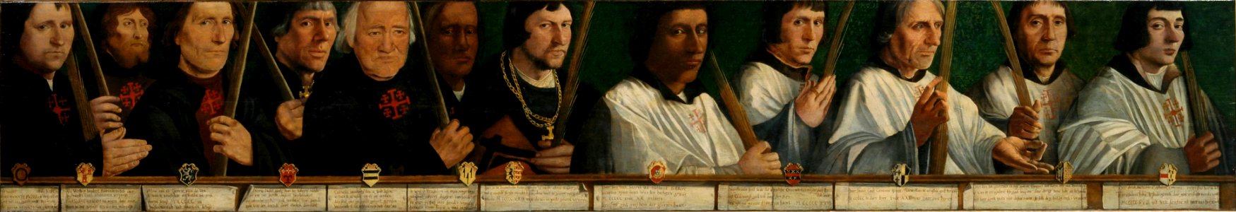 Portretten van twaalf leden van de Utrechtse Jeruzalembroederschap Centraal Museum 2379
