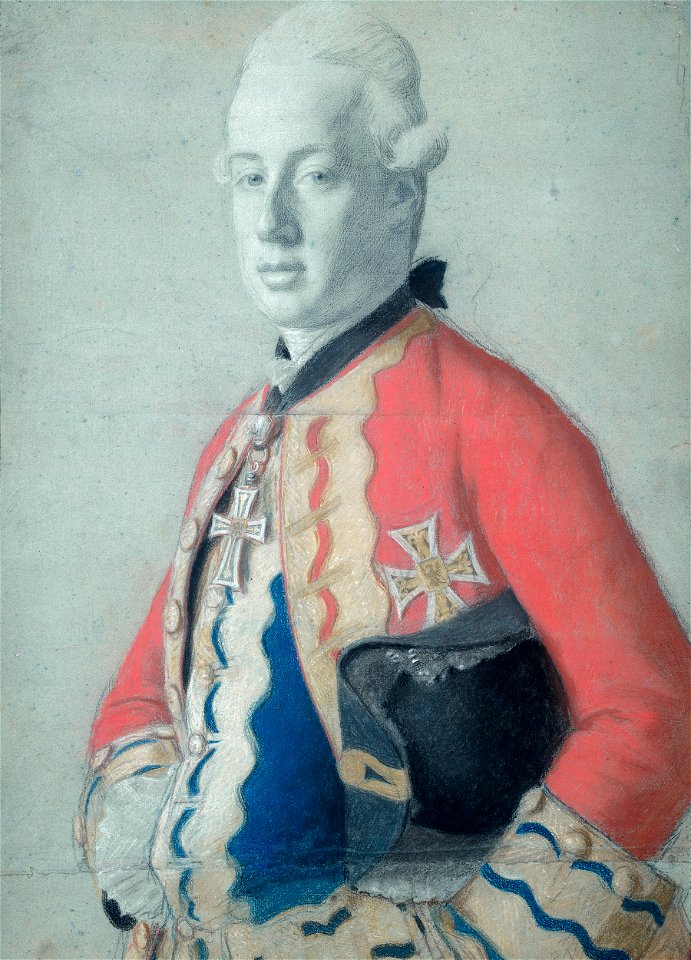 Portret van aartshertog Maximiliaan Franz van Oostenrijk (1756-1801), later aartsbisschop en keurvorst van Keulen en prins bisschop van Münster Rijksmuseum SK-A-1199