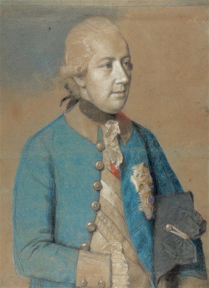 Portret van Joseph II van Oostenrijk (1741-90), Rooms-Duits keizer en later koning van Hongarije en Bohemen Rijksmuseum SK-A-1198
