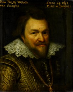 Portret van Philips Willem (1554-1618), prins van Oranje Rijksmuseum SK-A-517
