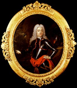 Portret van Jan Theodoor Philibert van Kretschmar (1722) door Constantijn Netscher
