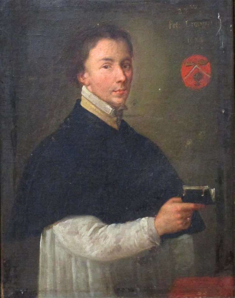Portret van Peter Croon (1634-1682), kroniekschrijver en broer van de kunstenaar, prior van de Augustijnenabdij te Leuven