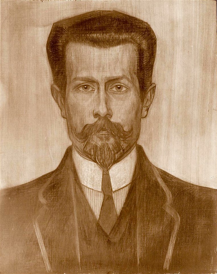 Portret van Theo Neuhuys door Jan Toorop