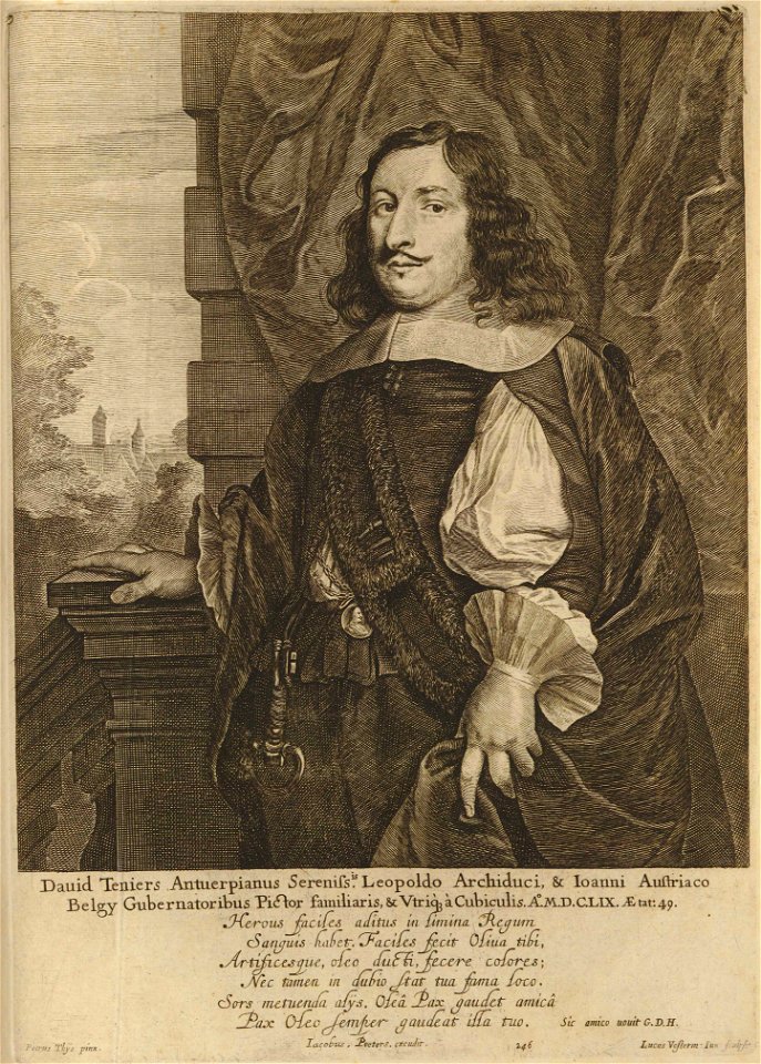 Portret van David II Teniers