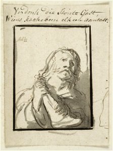 Portret van Verdonck - die stoute gast wiens kaakebeen elk een aentast