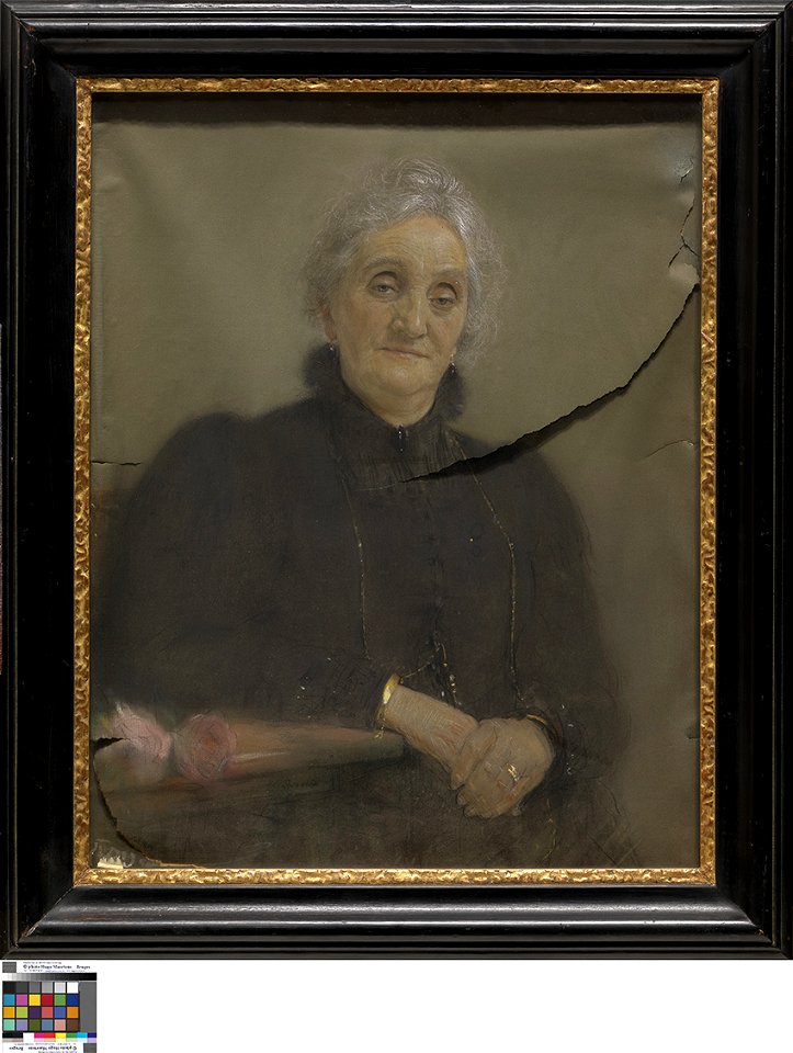 Portret van mevrouw Lucien Wolles, circa 1904, Groeningemuseum, 0000 GRO1229 I