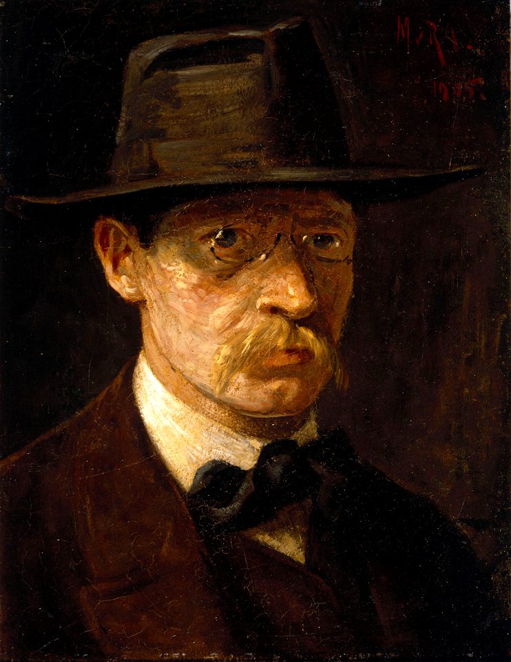 Portret van een man (1905) van Martinus van Regteren Altena