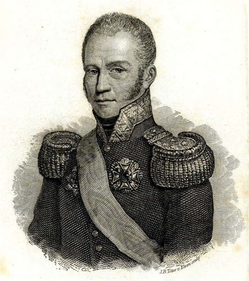 Portret van Godert van der Capellen (1778-1848) door J.B. Tetar van Elven