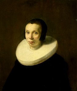 Portret van een vrouw Rijksmuseum SK-A-4053