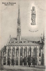 Postcard 1020 Groet uit Roermond, Kapel in't Zand recto