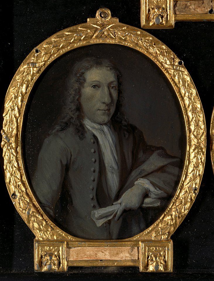 Portret van Gijsbert Tijssens, toneelschrijver te Amsterdam Rijksmuseum SK-A-4616