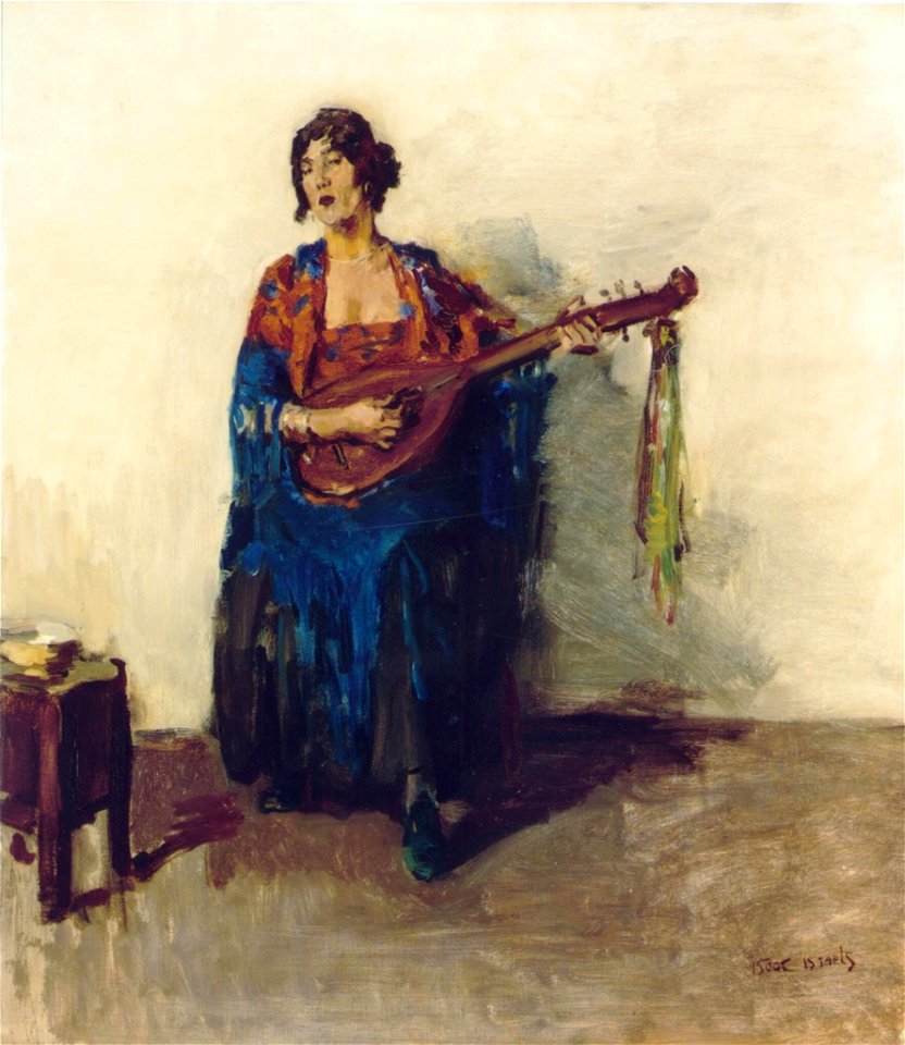 Portret van Guus van Dongen door Isaac Israëls (ca. 1916)