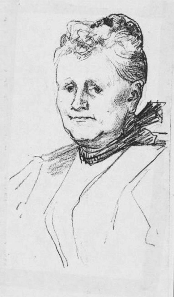 Portret van Sara van Bosse door Louis Stracké