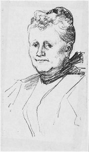 Portret van Sara van Bosse door Louis Stracké