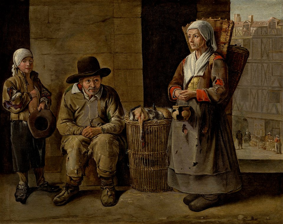 Possibly Jean Michelin - The Poultry Sellers - BF.1992.3 - Museum of Fine Arts
