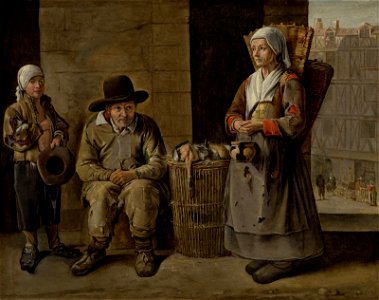 Possibly Jean Michelin - The Poultry Sellers - BF.1992.3 - Museum of Fine Arts