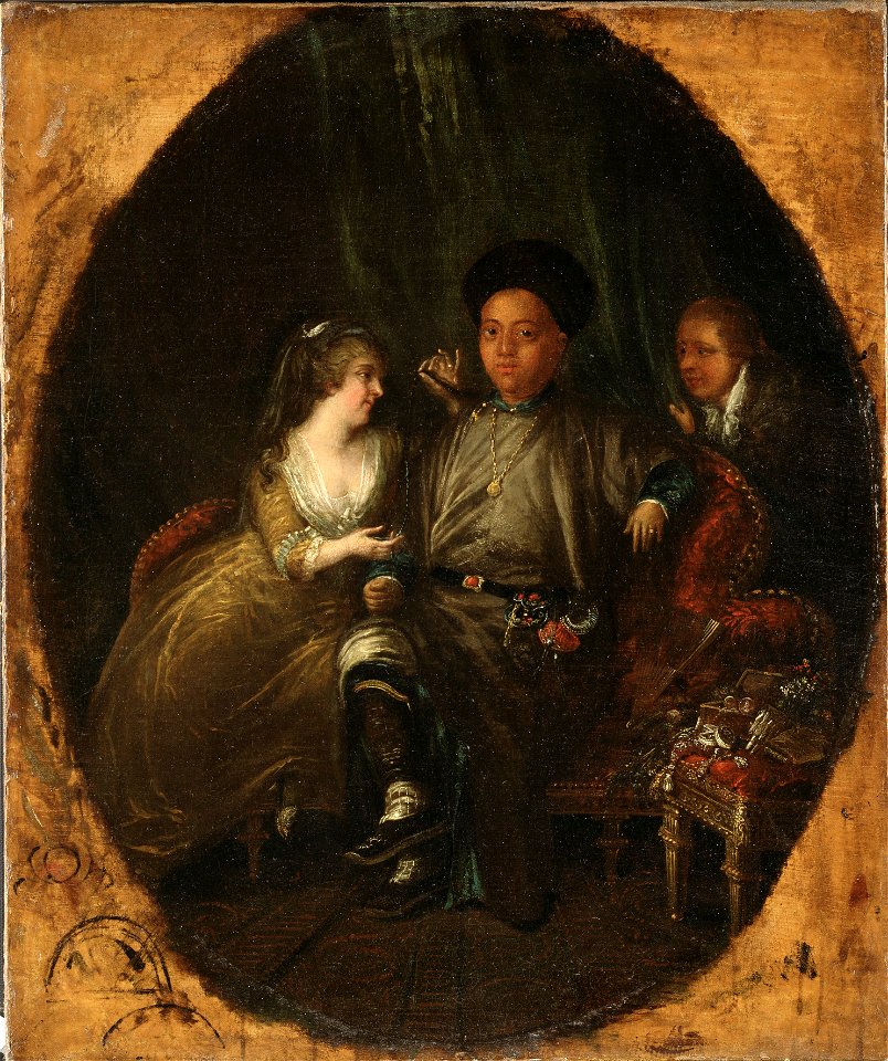 Porträtt af kinesen Afock (Elias Martin) - Nationalmuseum - 32832
