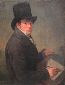Portret van Jan-Baptiste-André De Noter (1787-1855), Mechels tekenaar en aquarellist