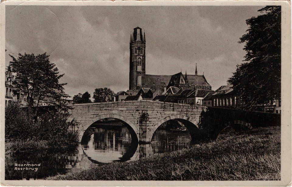 Postcard 17792 Roermond, Roerbrug recto