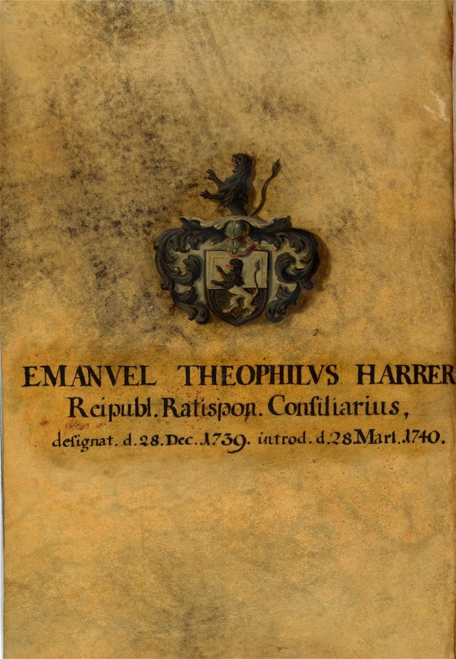 Porträtbuch Ratsherren Regensburg 041r