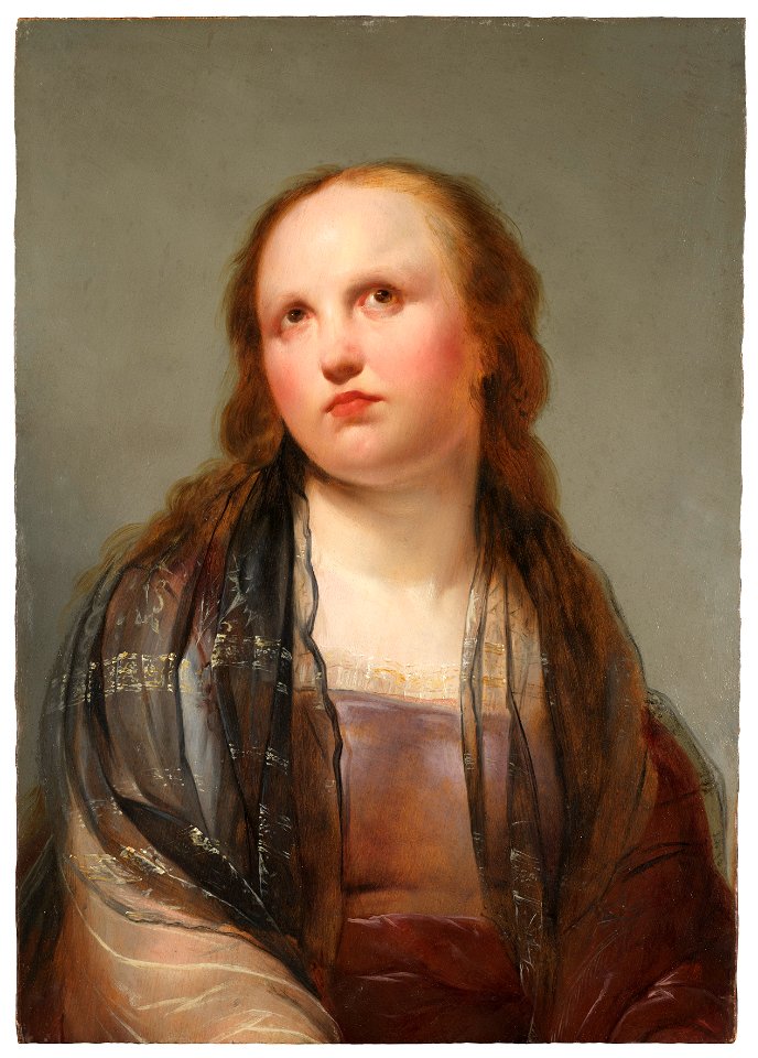 Porträtt av en ung kvinna (Pieter Fransz. de Grebber) - Nationalmuseum - 176297