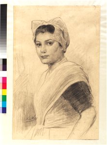 Portret van een weesmeisje, objectnr TB 6262