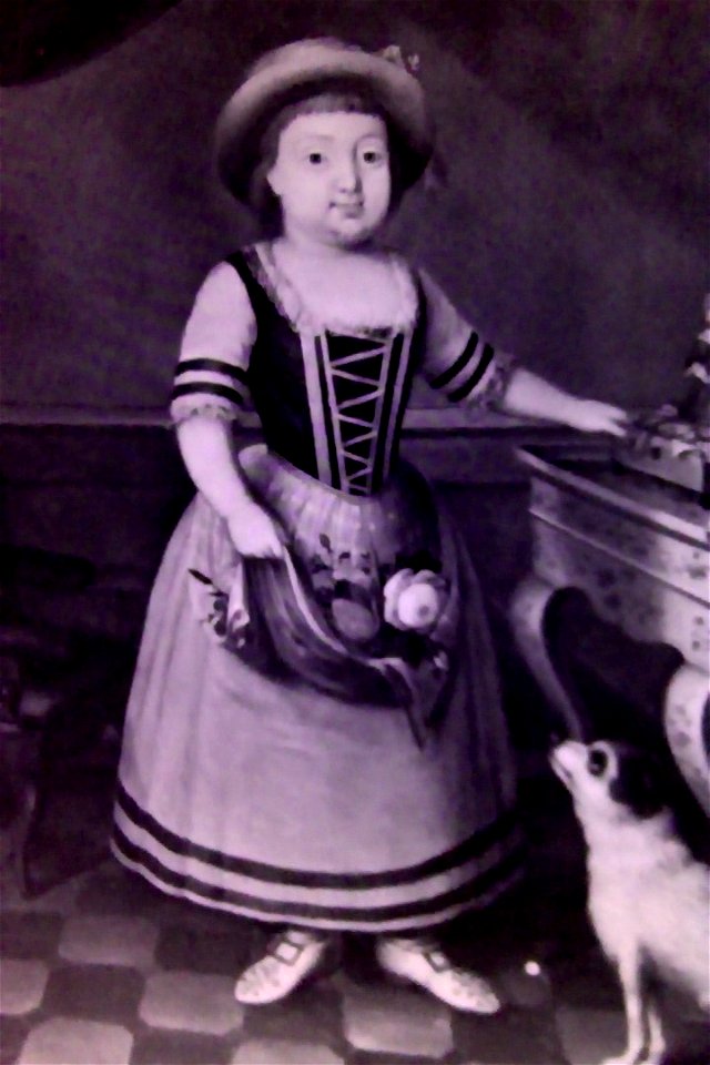 Portræt af Mette Louise Lindencrone født 1778