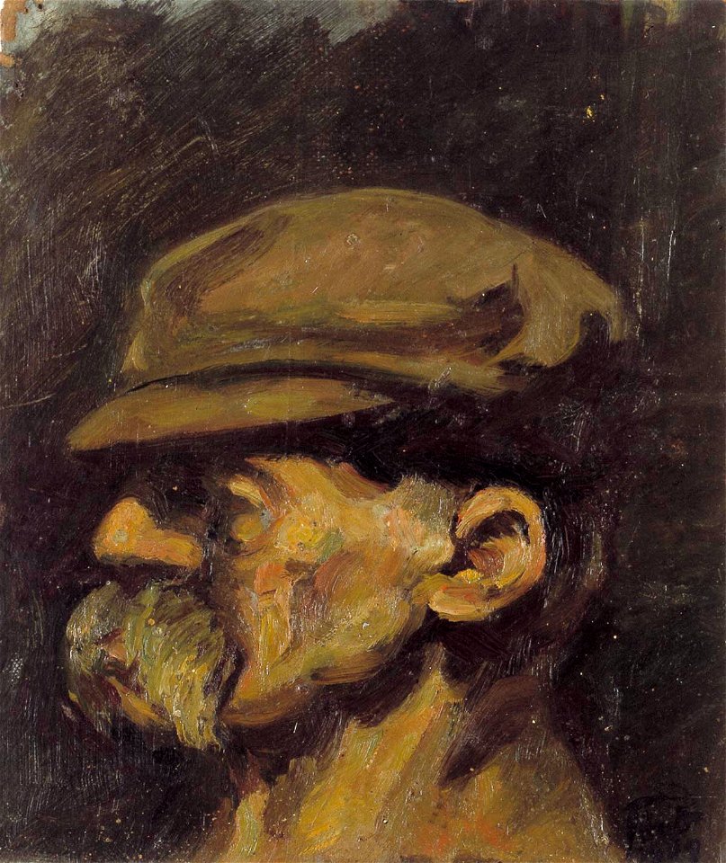 Portret van Nietzsche met pet Centraal Museum AB4068