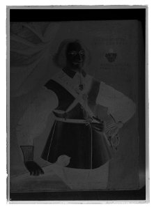 Porträtt av överste Otto von Sack 1634 - Livrustkammaren - 35481-negative