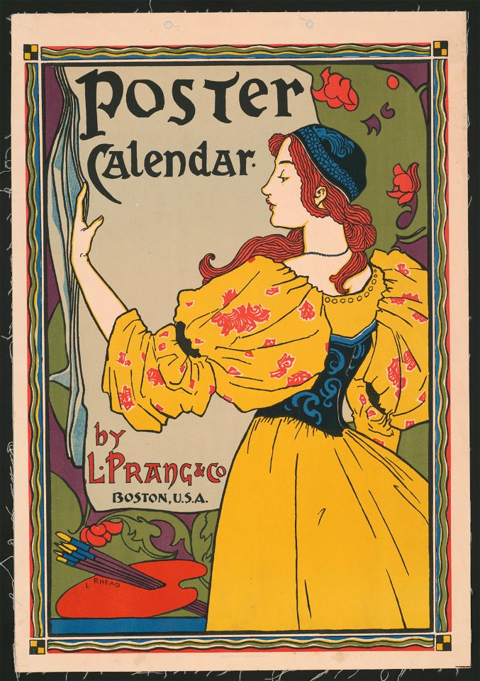 Poster calendar by L. Prang & Co., LCCN2015646912