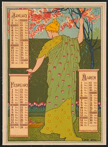 Poster calendar (for) 1897. January, February, March LCCN2002699020