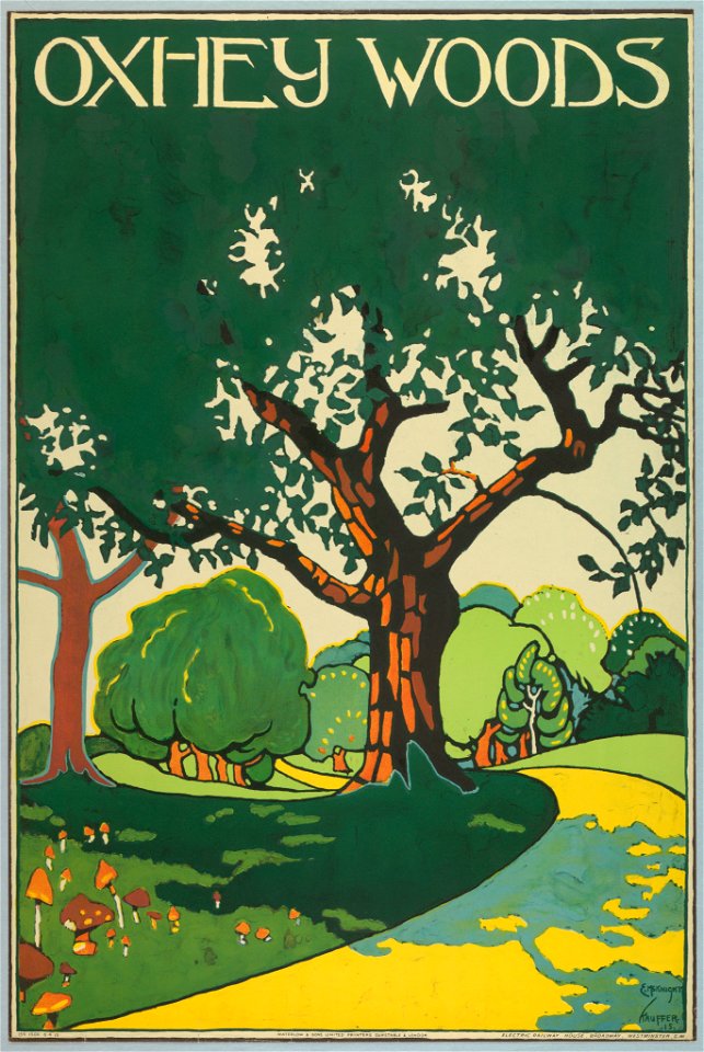 Poster, Oxhey Woods, London Underground, 1915 (CH 18447253-2)