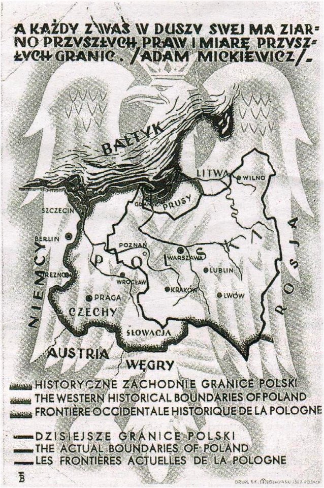 Postkarte der polnischen Volksbüchereien Juni 1939