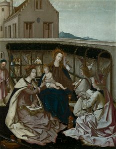 Portuguese School - The Mystic Marriage of Saint Catherine - NG5594 - National Gallery