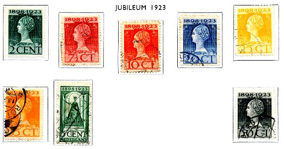 Postzegel 1923 jubileum