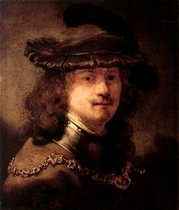 Possibly Rembrandt or workshop - Self-portrait - WGA07937. Free illustration for personal and commercial use.