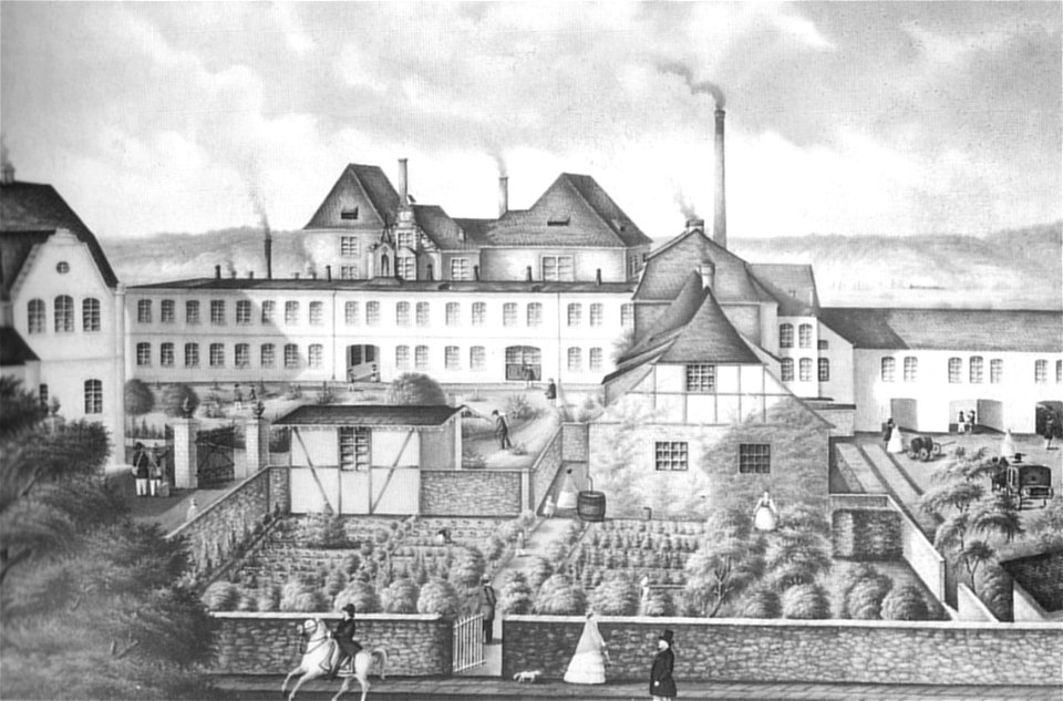 Porzellanmanufaktur Fürstenberg Gebäude 1850