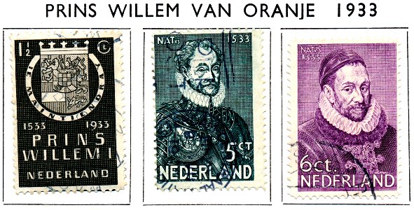Postzegel 1933 prins willem