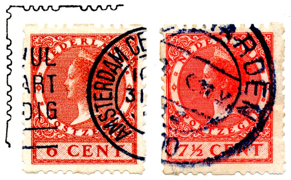 Postzegel NL 1928 R nr41-43