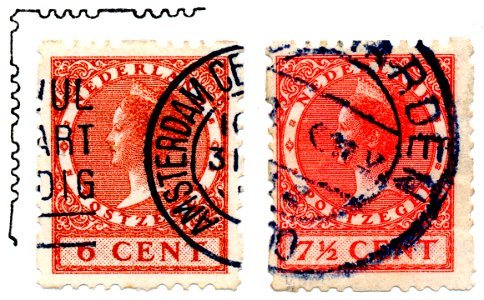 Postzegel NL 1928 R nr41-43