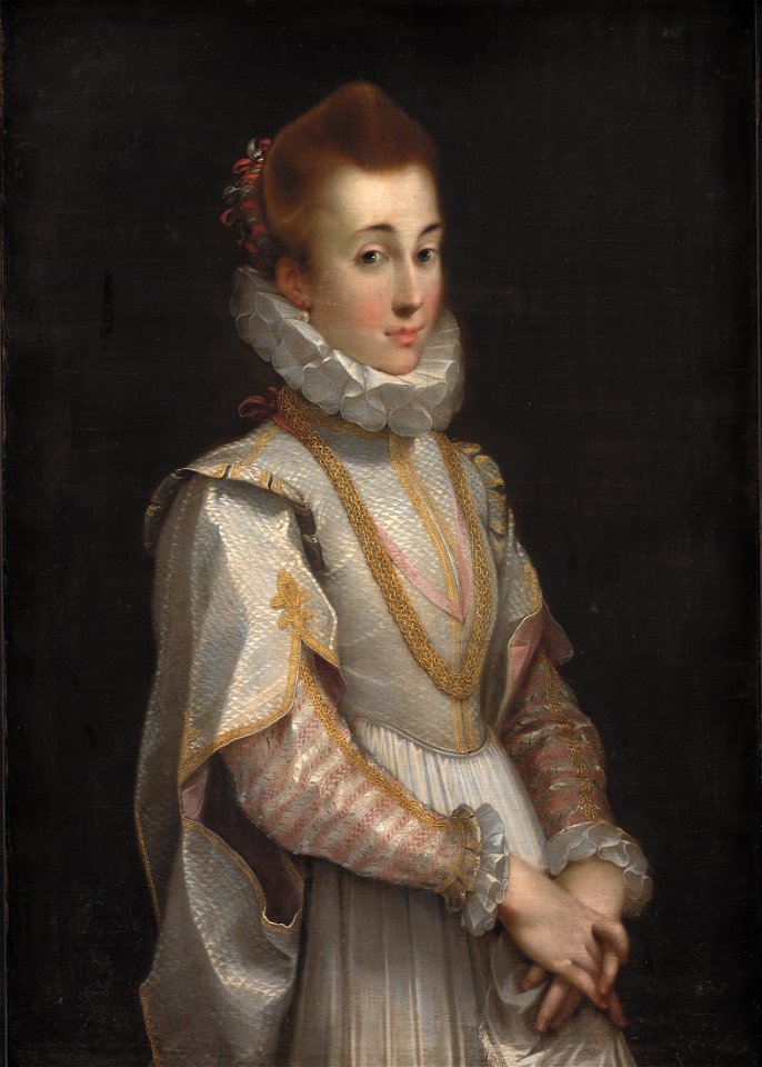 Portræt af en ung dame