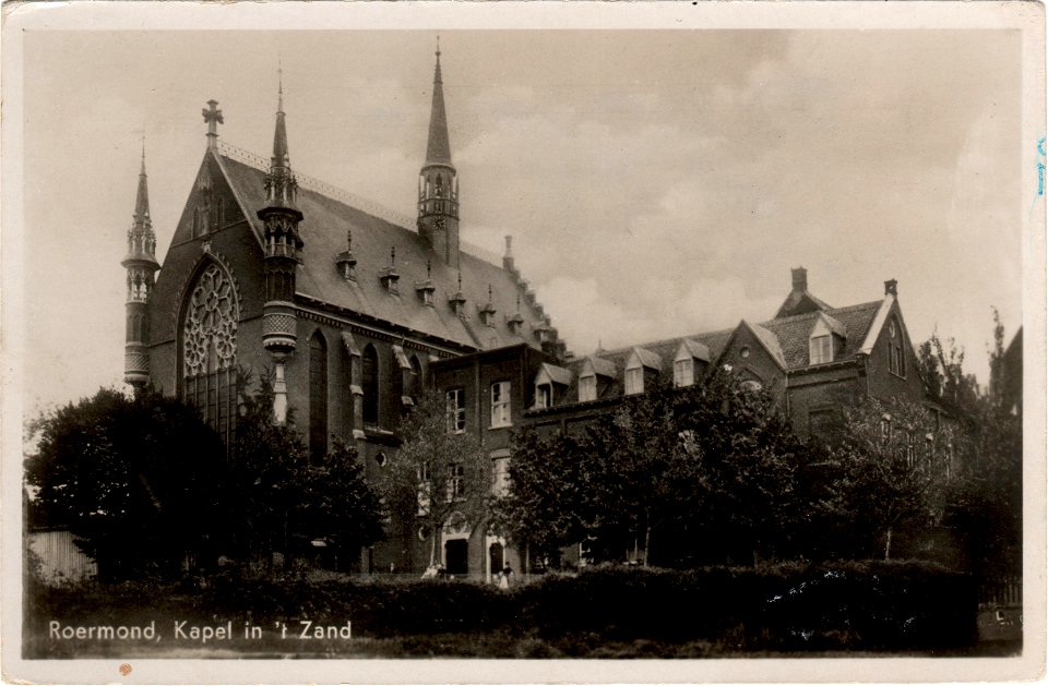 Postcard 6 38 Roermond, Kapel in 't Zand recto