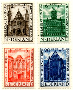 Postzegel NL nr500-503