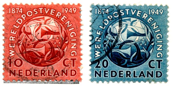 Postzegel NL nr542-543
